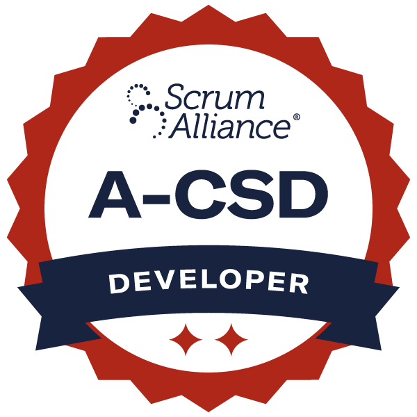 Advanced Certified Scrum Developer certification badge